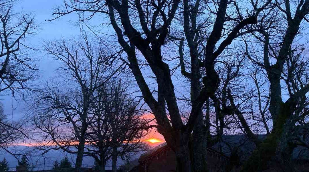Wandern in die raue Nacht